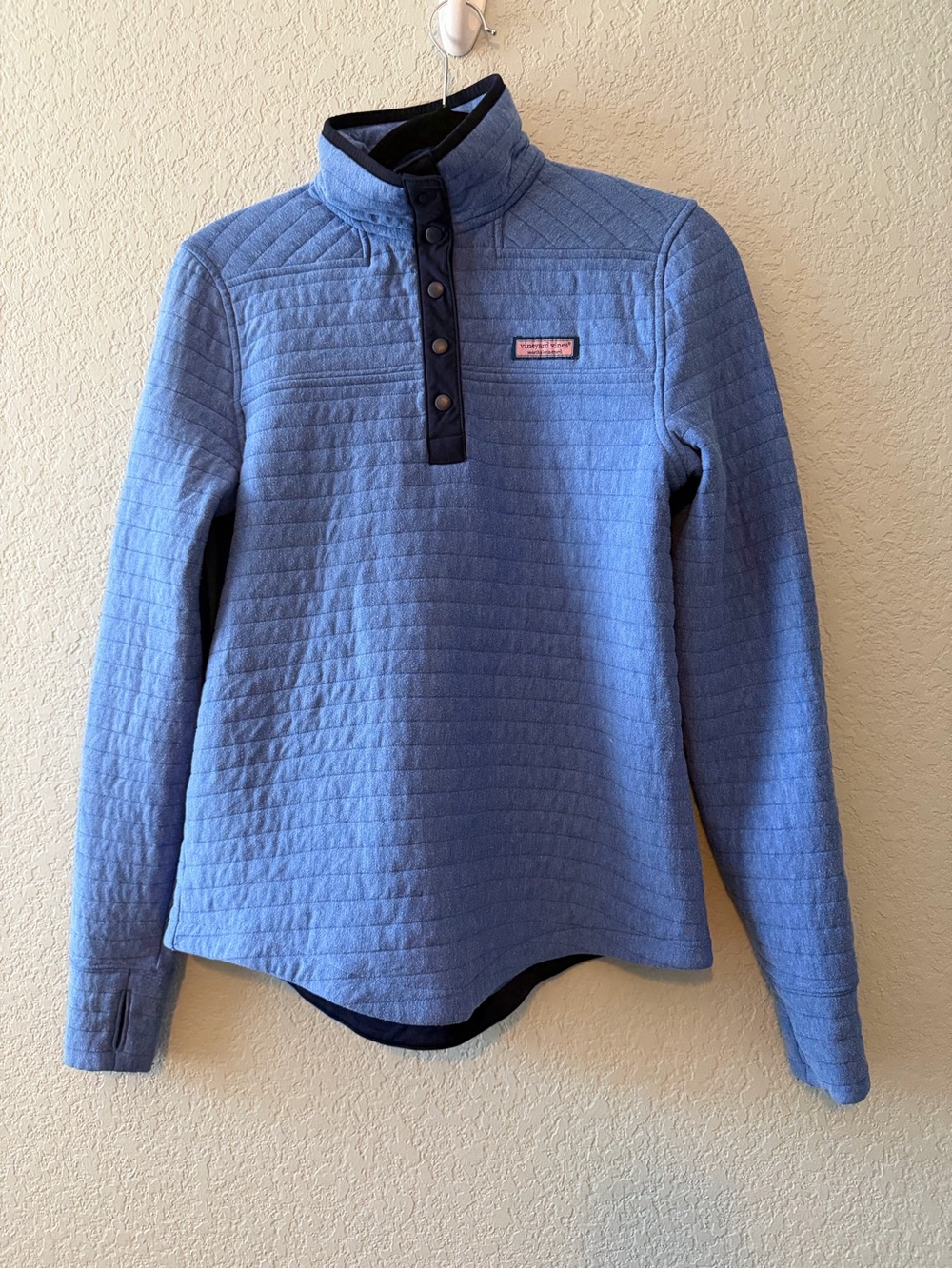 Vineyard Vines Quarter-Snap Pullover Women’s Blue Sweater XS